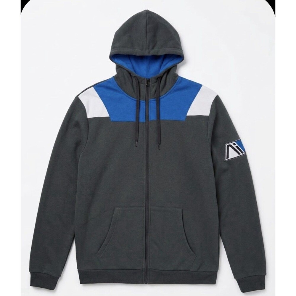 Loot Gaming Mass Effect Andromeda Full Zip Hooded Hoodie w/ Pockets Men’s M